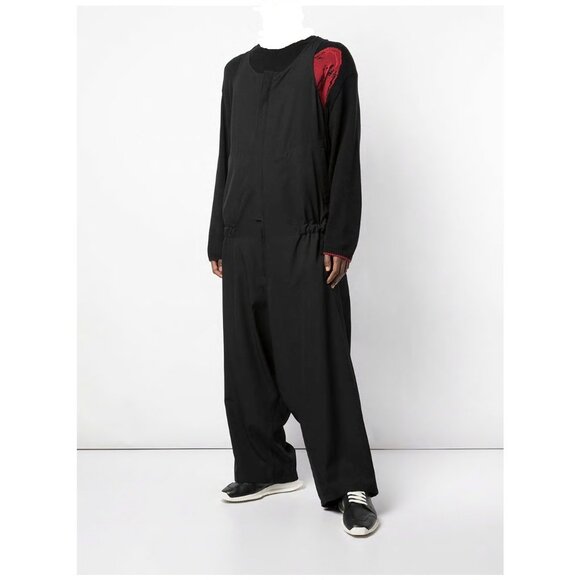 Yohji Yamamoto Pour Homme Convertible Coverall Jumpsuit - Picture 2 of 12